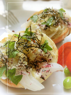 わさび*紫蘇香る❀新玉葱の和トースト-レシピのメイン写真