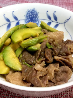 アボカドと牛肉のすき煮-レシピのメイン写真