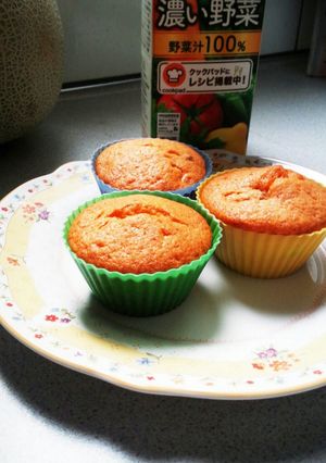 HM野菜ジュースでマフィン-レシピのメイン写真