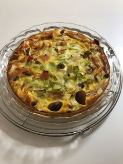 簡単☆生クリーム不使用☆キャベツキッシュ-レシピのメイン写真