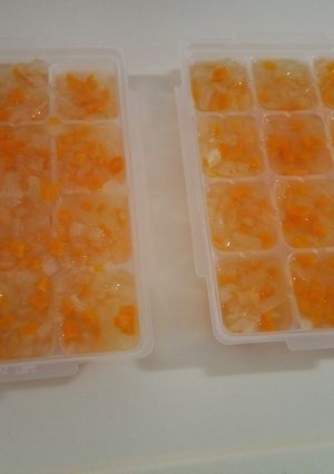 離乳食後期☆圧力鍋で人参玉ねぎmix-レシピのメイン写真