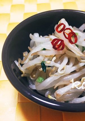 彼も喜ぶ♡簡単もやしナムル.+°-レシピのメイン写真