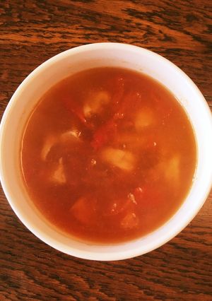 お出汁活用！お出汁を使ったトマトスープ-レシピのメイン写真