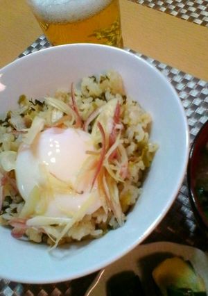 高菜ブー炊き込み御飯-レシピのメイン写真