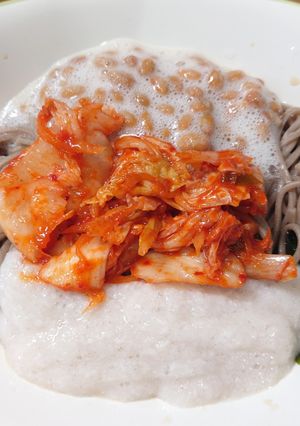 ねばとろ腸活そば-レシピのメイン写真
