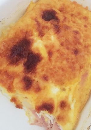 簡単!卵消費!オーブンでずぼらキッシュ風-レシピのメイン写真