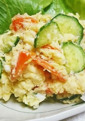 お惣菜屋さんの、簡単！基本のポテトサラダ-レシピのメイン写真