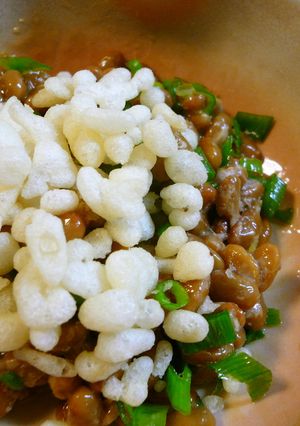 さくさく☆納豆にも天かす入れて・・・☆-レシピのメイン写真