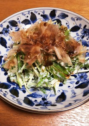 水菜の苦味なし☆水菜と豆腐のサラダ-レシピのメイン写真