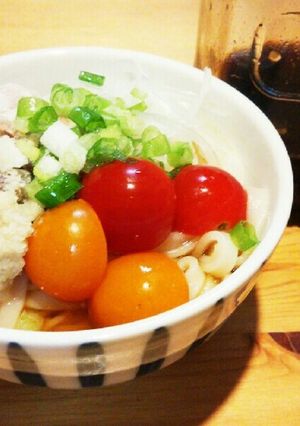 トマト酢でさっぱり冷やしうどんダレ-レシピのメイン写真