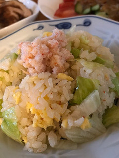 炊き込み蟹レタスチャーハン-レシピのメイン写真