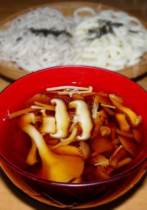 きのこ蕎麦／うどん　ＪＲ(国鉄)職場メシ-レシピのメイン写真