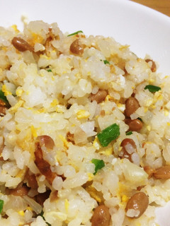 冷蔵庫にあるもので簡単納豆チャーハン!-レシピのメイン写真