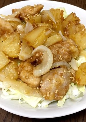 ボリューム満点！鶏もも肉の甘辛炒め♡-レシピのメイン写真