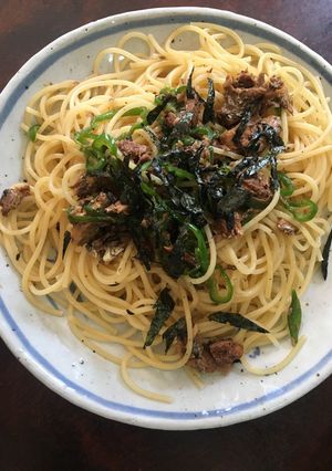 簡単サンマ缶パスタ-レシピのメイン写真