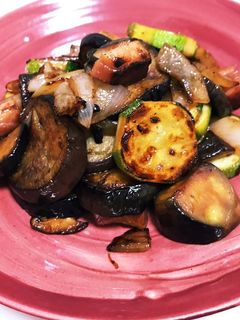夏野菜の甘辛バター炒め-レシピのメイン写真
