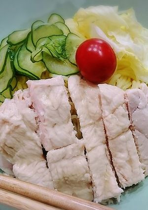 簡単レンジde⭐サラダチキン-レシピのメイン写真
