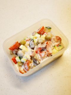 ヨーグルトマヨ和え、チョップドサラダ-レシピのメイン写真