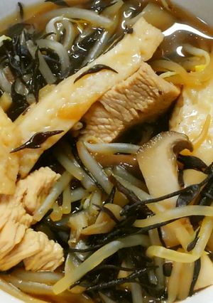 簡単！鶏むね ひじき さつま揚げの煮物♡-レシピのメイン写真