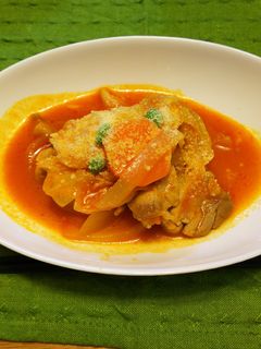 夏野菜と鶏もも肉の野菜ジュース煮-レシピのメイン写真