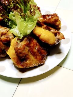 かぼちゃ団子の肉巻き甘辛炒め♪♪-レシピのメイン写真