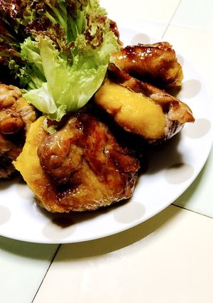 かぼちゃ団子の肉巻き甘辛炒め♪♪-レシピのメイン写真