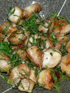 鶏三角の塩焼き、大葉ポン酢風味-レシピのメイン写真