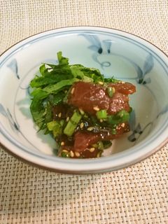 マグロと浅葱の和え物-レシピのメイン写真