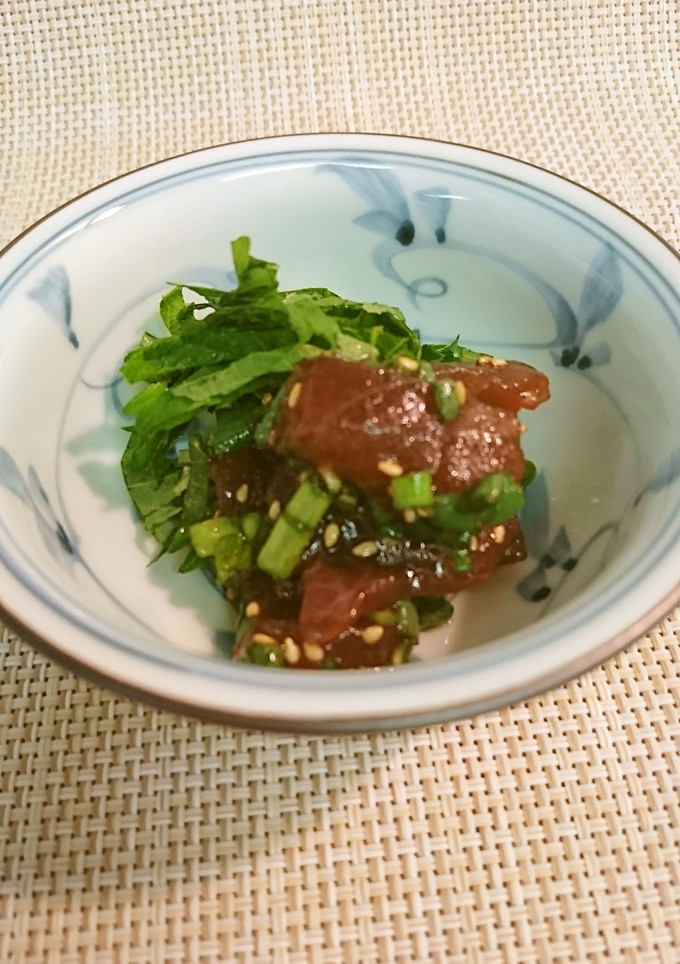 マグロと浅葱の和え物-レシピのメイン写真