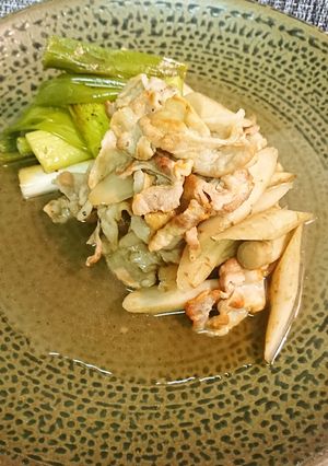 豚バラ・ごぼうネギのあっさり煮-レシピのメイン写真