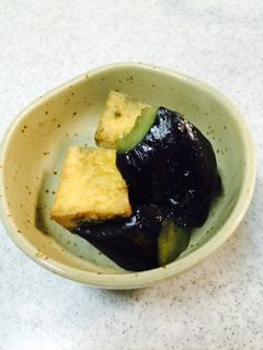 ナスと厚揚げの煮物-レシピのメイン写真