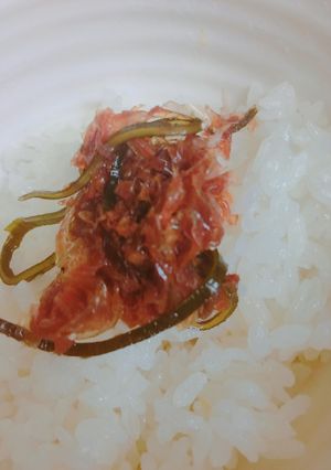 シンプルに梅かつお昆布-レシピのメイン写真