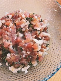 夏に!かつおのタルタル-レシピのメイン写真