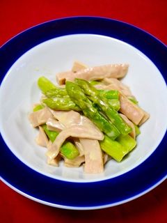 レンジで簡単!アスパラのマヨコンソメ和え-レシピのメイン写真