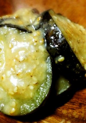 簡単！お弁当や作り置き♪なすのからし味噌-レシピのメイン写真