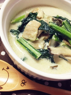 野菜ときのこの牛乳スープ-レシピのメイン写真