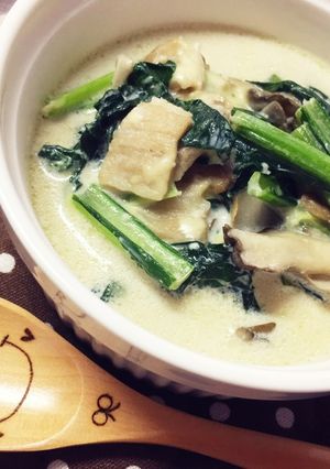 野菜ときのこの牛乳スープ-レシピのメイン写真