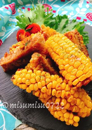 とうもろこしのココナッツオイル唐揚げ-レシピのメイン写真