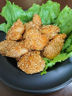 鶏の甘辛胡麻絡め♪-レシピのメイン写真