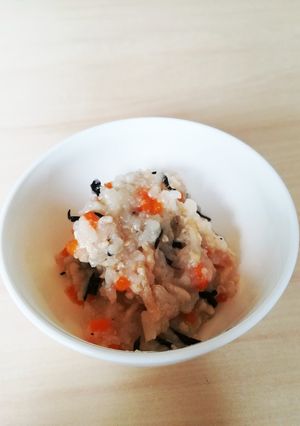 離乳食後期〜✱鶏肉とひじきの炊き込みご飯-レシピのメイン写真