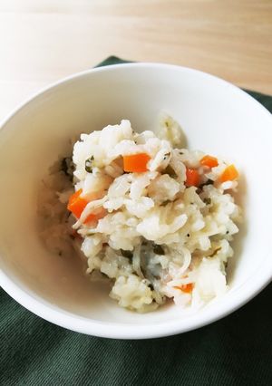 離乳食後期✱しらすとわかめの炊き込みご飯-レシピのメイン写真