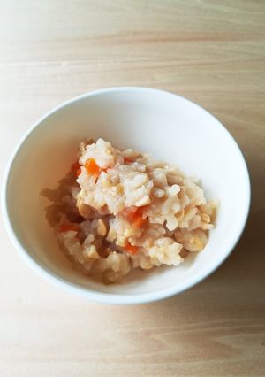 離乳食後期〜✱納豆の炊き込みご飯-レシピのメイン写真