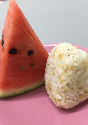 保育園のきつねおにぎり-レシピのメイン写真