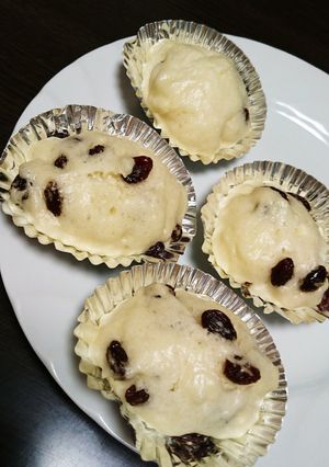 簡単！もちもちレーズン蒸しパン-レシピのメイン写真