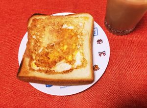 簡単アレンジ♪食パンでクロックマダム風-レシピのメイン写真