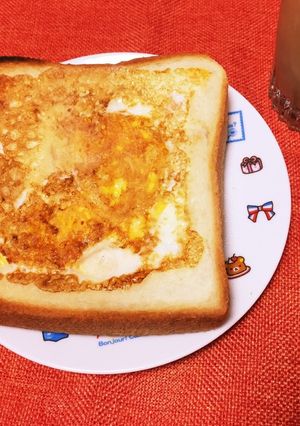 簡単アレンジ♪食パンでクロックマダム風-レシピのメイン写真