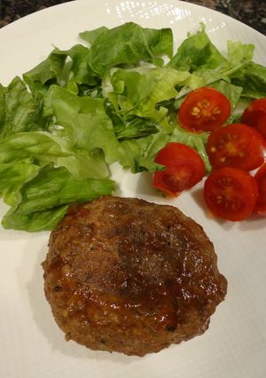 パセリたっぷりハンバーグ☆卵不使用-レシピのメイン写真