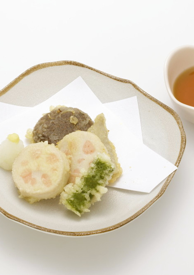 業務用介護食　おしゃれんこんの天ぷら-レシピのメイン写真