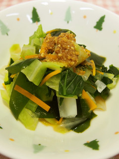 野菜のごまだれあえ【学校給食】-レシピのメイン写真