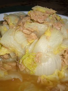 白菜とツナの蒸し煮-レシピのメイン写真